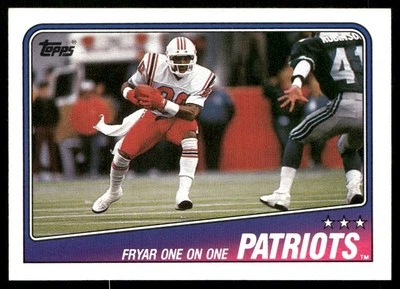 Patriots Team Leaders Irving Fryar 1988 Topps #175 New England Patriots - Image 1 of 2