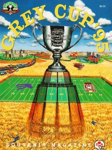 CFL-1995 GREY CUP PROGRAM-BALTIMORE STALLIONS-CALGARY STAMPEDERS-JEFF GARCIA - Picture 1 of 2