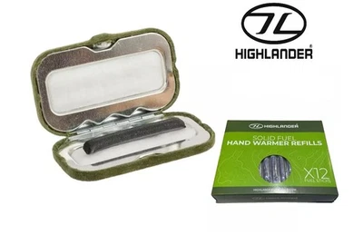 Charcoal Pocket Hand Warmer Handwarmer including 12 Fuel Rods Highlander  - Image 1 of 4