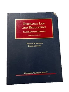 Insurance Law and Regulation - Abraham & Schwarcz - Seventh Edition  (2020) - Picture 1 of 14