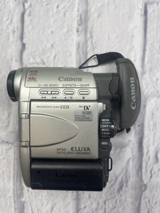 Canon Elura MC MiniDV Digital Video Camcorder Silver 48x Digital Zoom LCD - Picture 1 of 12