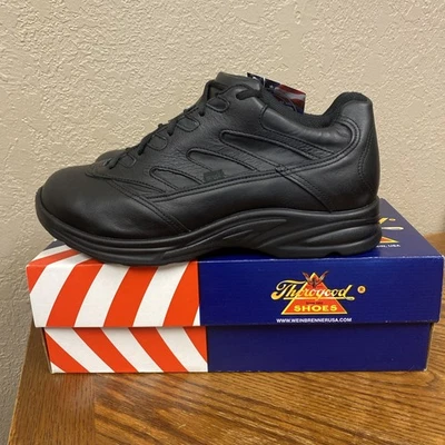 Zapatos Thorogood PARA HOMBRES 12 W Liberty Atléticos Postal Aprobados Hechos en EE. UU. NEGROS NUEVOS Foto 1 de 4