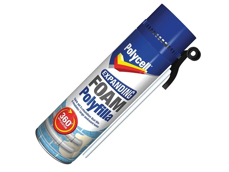 Polycell Pistola de Espuma Expansiva para Rellenar Huecos, 500ml - Imagen 1 de 1