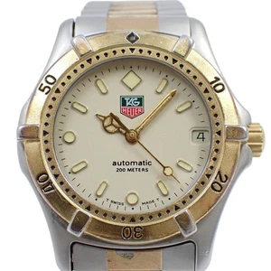 Reloj automático para hombre TAG Heuer 2000 Series 665.713F vintage dorado plata marfil - Imagen 1 de 10