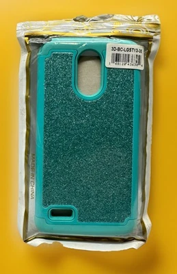 Funda de lujo para LG Stylo 3 brillante diamante linda cubierta brillante verde azulado Foto 1 de 2
