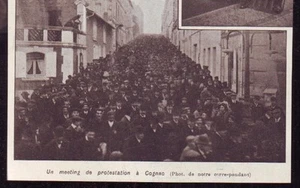 1909 -- UN MEETING DE PROTESTATION A COGNAC £620 - Picture 1 of 1