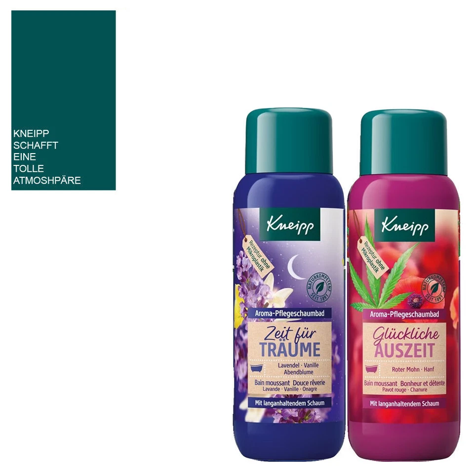 2x400ml Kneipp Zeit für Träume + Glückliche Auszeit Pflegeschaumbad - Bild 1 von 1