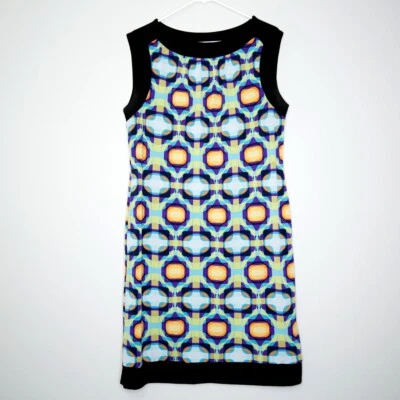 Ronni Nicole Graphic Print Sleeveless Knee-Length Sheath Dress w/ Pockets - L - Image 1 of 2