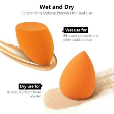 YOUR DEEPEST DESIRES Make Up Sponge Wedge Blend Miracle Techniques Foundation Complexion Real Duo Set