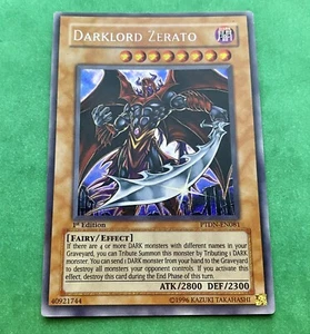 Yu-Gi-Oh! Darklord Zerato PTDN-DE081 Secret Rare 1. Auflage Nr Mint - Bild 1 von 3