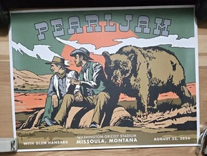 Pearl Jam Missoula Poster August 22, 2024 By Cyrus Walker ARTIST PRINT #32/100 - Picture 1 of 3