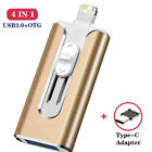 1TB USB Flash Drive U Disk 4 in 1 Storage Memory Stick For iPhone iPadPC Android