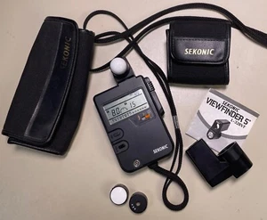 Sekonic Digi Lite F flash/reflective light meter L-328VF spot attachment L-328 - Picture 1 of 9