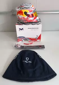 Casco Max Verstappen 2022 Campeón del Mundo Ganador GP de Estados Unidos Escala 1/2 Edición Limitada - Imagen 1 de 10