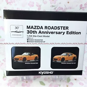 Kyosho 1/64 MAZDA Roadster 30th Anniversary Edition 2 Set K07068AP 25795JPIMPORT - Picture 1 of 5
