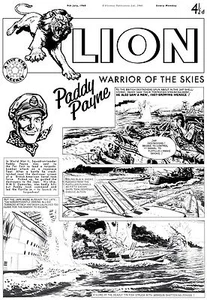Lion Original Cover Artwork Plus Recreated Digital Line Work. - Bild 1 von 2