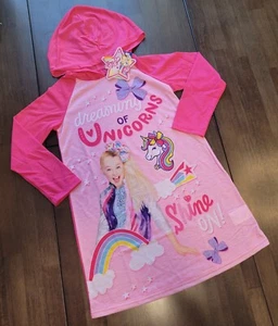 PJ's PAJAMAS Jojo Siwa Hoodie Pajamas Set Unicorns Size 6 NEW - Picture 1 of 12