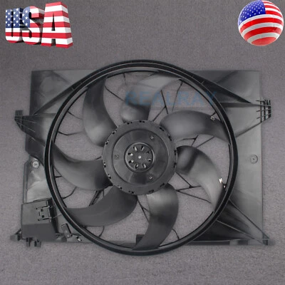 Radiator Cooling Fan For Mercedes Benz S550 2007 2008 2009 2010 2011 2012 2013 - Image 1 of 4