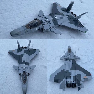 Stealth Fighter Jet J20 Building Blocks Military 926pcs model Bricks NEW IN BOX - Picture 1 of 22