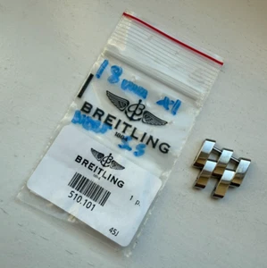 Genuine Original OEM Breitling Pilot Stainless Steel Bracelet Link 18mm 510.101 - Picture 1 of 11