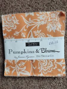 Pumpkins And Blossom Moda Charm Squares