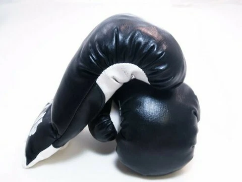 4oz Kid Training Boxing Exercise Gloves Black Gloves Toy Cover