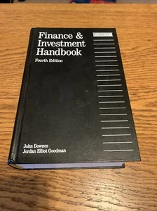 John Downes BARRON'S FINANCE AND INVESTMENT HANDBOOK  Fourth Edition - Picture 1 of 6