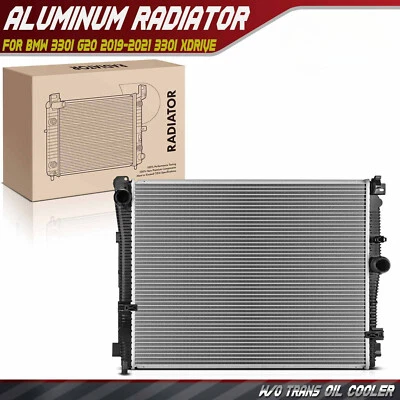 For BMW 330i G20 2019-2021 330i xDrive L4 2.0L Radiator without Oil Cooler - Image 1 of 4
