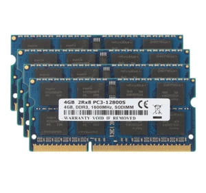 Intel 4X 4GB 2Rx8 PC3-12800S DDR3-1600Mhz For iMac 27in Mid-2011 A1312 Memory @D - Picture 1 of 10
