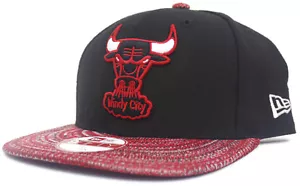 NBA New Era 9Fifty Chicago Bulls Druckknopflasche Mütze Tribal rot schwarz Einheitsgröße - Bild 1 von 6