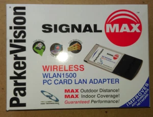 Adaptador LAN inalámbrico Parkervision WLAN 1500 PC PCMCIA PC nuevo en caja - Imagen 1 de 6