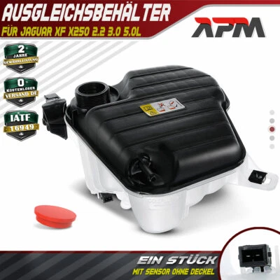 Vase D'Expansion le Vase avec Capteur pour Jaguar XF X250 2.2 3.0 5.0L - Photo 1/4