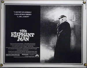THE ELEPHANT MAN ROLLED ORIGINAL HALF SHEET MOVIE POSTER DAVID LYNCH (1980) - Picture 1 of 1