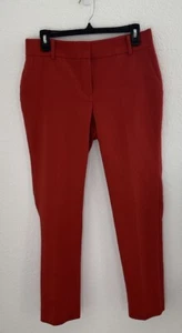 CHAUS NY Women's Ankle Dress Pants Size 6 Crimson Red Officewear Career Workwear - Picture 1 of 11