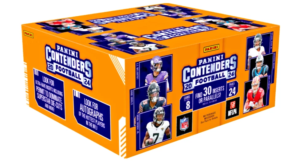 🔥2024 Panini Contenders NFL Football Factory Sealed 192 Cards SAMEDAYSHIP!!🔥 - Image 1 of 1