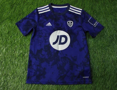 LEEDS UNITED 2021/2022 FOOTBALL SOCCER SHIRT JERSEY AWAY ADIDAS ORIGINAL YOUNG M - Image 1 of 4