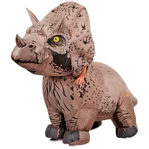 Jurassic World Triceratops Dinosaur Kigurumi Costume For Adults Unisex 165-175C_ - Picture 1 of 5
