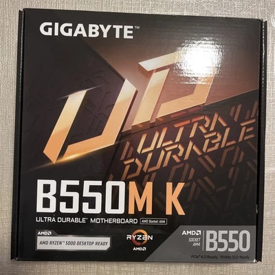 GIGABYTE B550M K AM4, Micro-ATX AMD Motherboard - Image 1 of 2