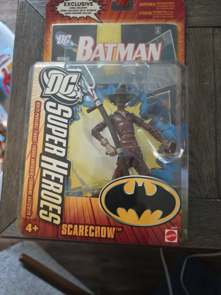 Figura Espantapájaros Mattel DC Super Heroes 2005 Cómic Exclusivo Sellado Batman Foto 1 de 2