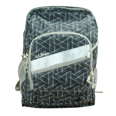LL Bean Unisex Adulto Deluxe Paquete de Libros 37L Mochila de Campamento Escolar Estampado Negro Foto 1 de 4