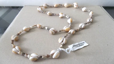 Único collar concha hecho en Filipinas, 36 pulgadas, muy bonito Foto 1 de 4