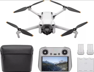 DJI Mini 3 Fly More Combo Drone w/ RC Controller + 3 Batteries / New In Stock - Picture 1 of 8