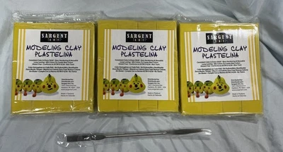 Сарджент художественное моделирование глины - пластелина - желтый - 1 фунт упаковка - лот из 3 - Изображение 1 из 4