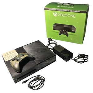 Consola Microsoft Xbox One 500GB Negra + Caja Original y Mando de las Fuerzas Armadas - Imagen 1 de 22