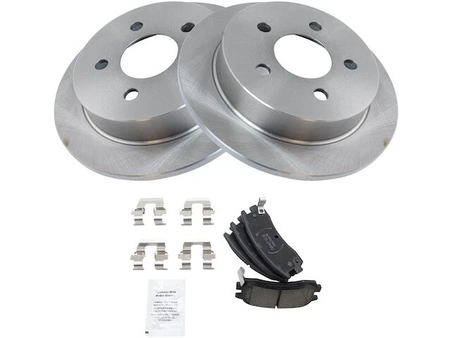 Kit de pastillas de freno trasero y rotor para Oldsmobile Alero 2000 2001 1999-2004 NG349GQ Foto 1 de 1