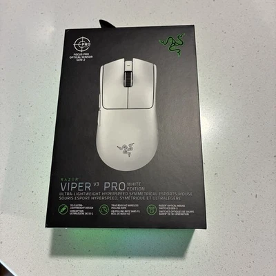 Razer Viper V3 Pro Ultralight Wireless Gen3 Gaming Esports Mouse 35K DPI - White - Image 1 of 4