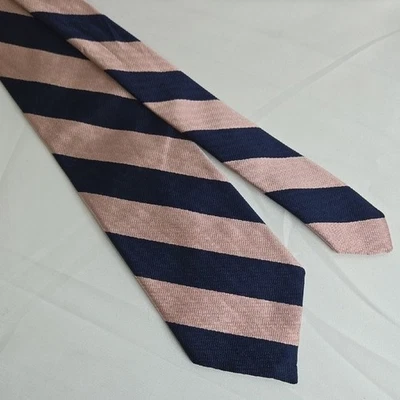 Vintage Boston Traders Tie, Black and Tan Stripes - Image 1 of 4