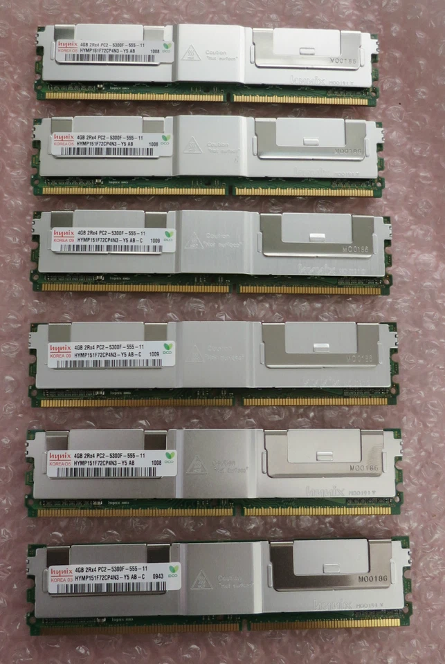 Original Dell 24GB (6 x 4Gb) Memory Kit RAM for  Poweredge 1950 2950 6950 +other - Image 1 of 1