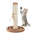 Griffoir Grattoir Tronc interactif Colonne chat griffe jouet Tour Tube sisal