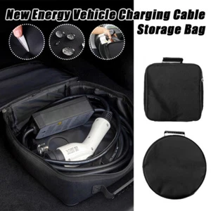 Bolsa organizadora de estuche de almacenamiento de cable de carga para arranque de coche para contenedor de cable de carga EV - Imagen 1 de 14